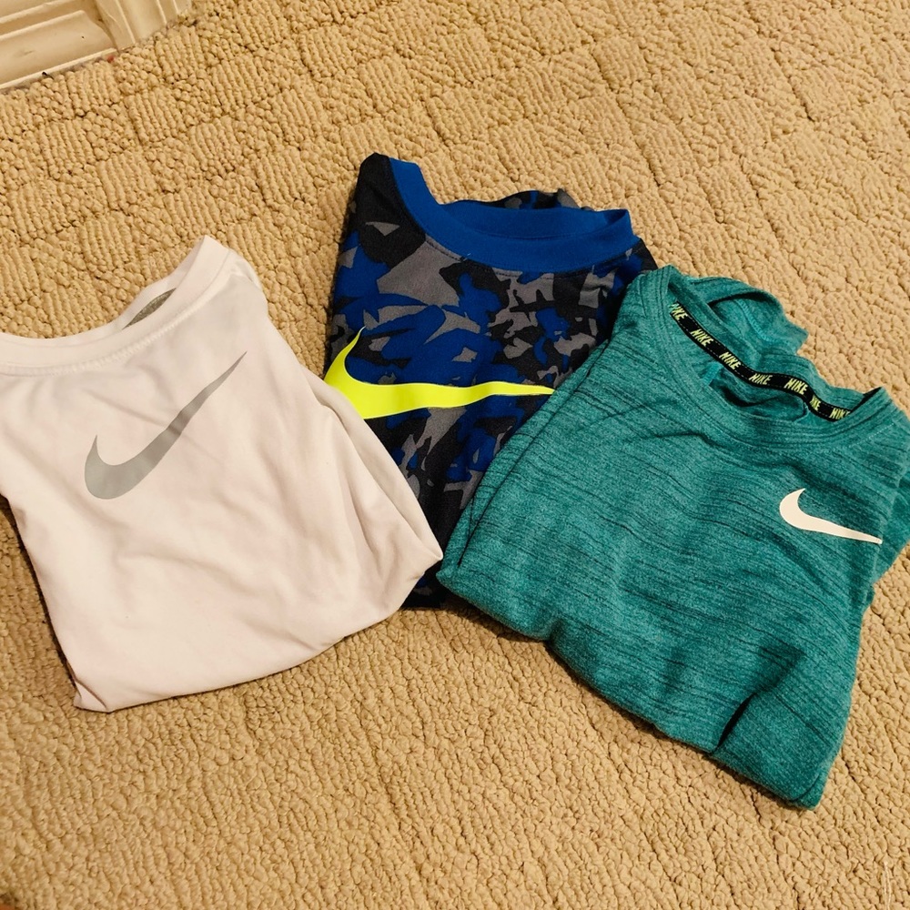 Nike Dri-Fit Boys Tees Set of 3 Size XS